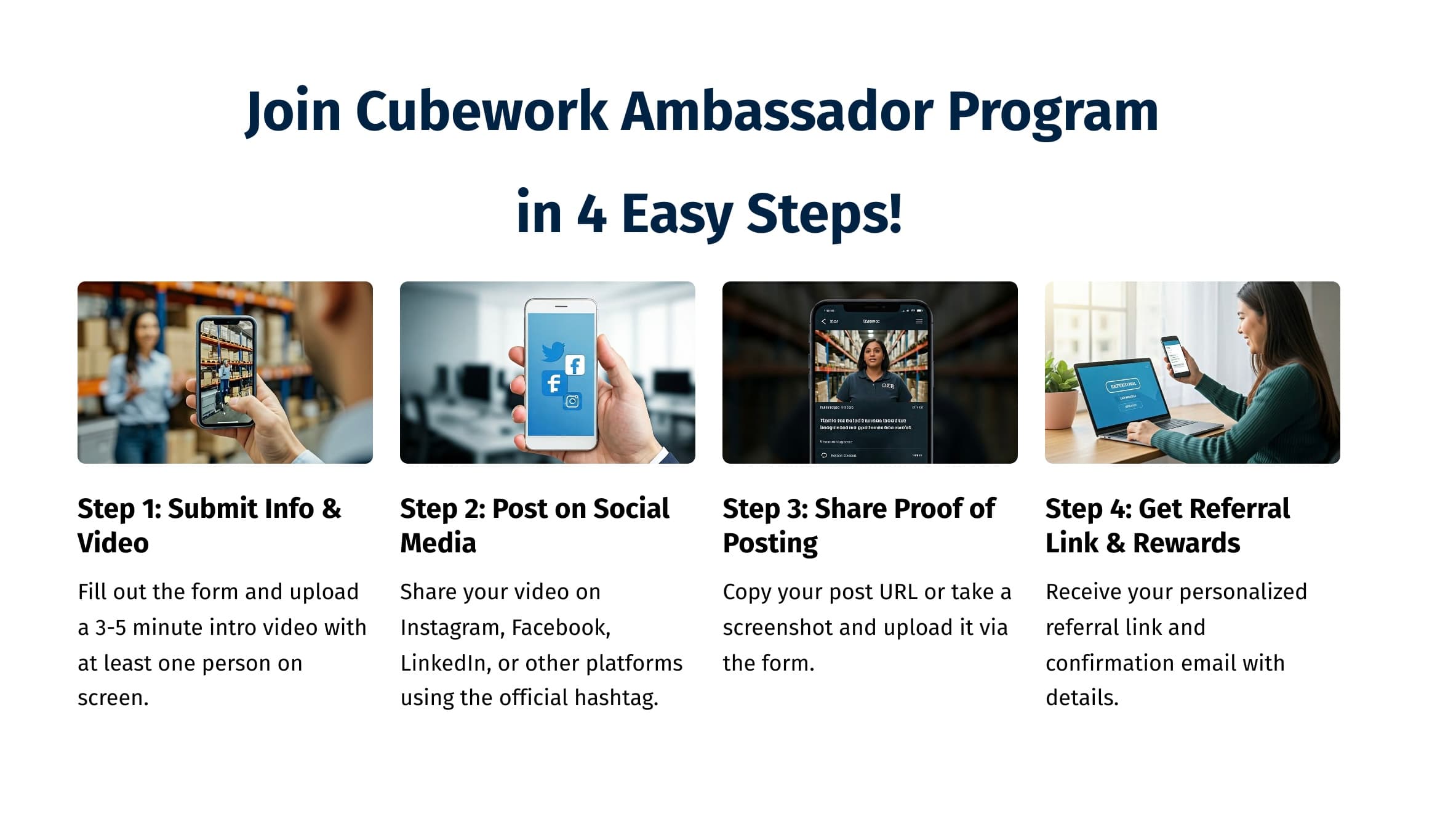 Ambassador Program Steps